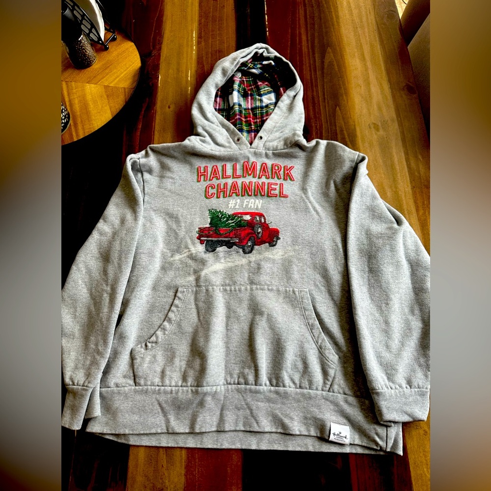 #1 hallmark fan hoodie so cute only worn once perfect for Christmas times
